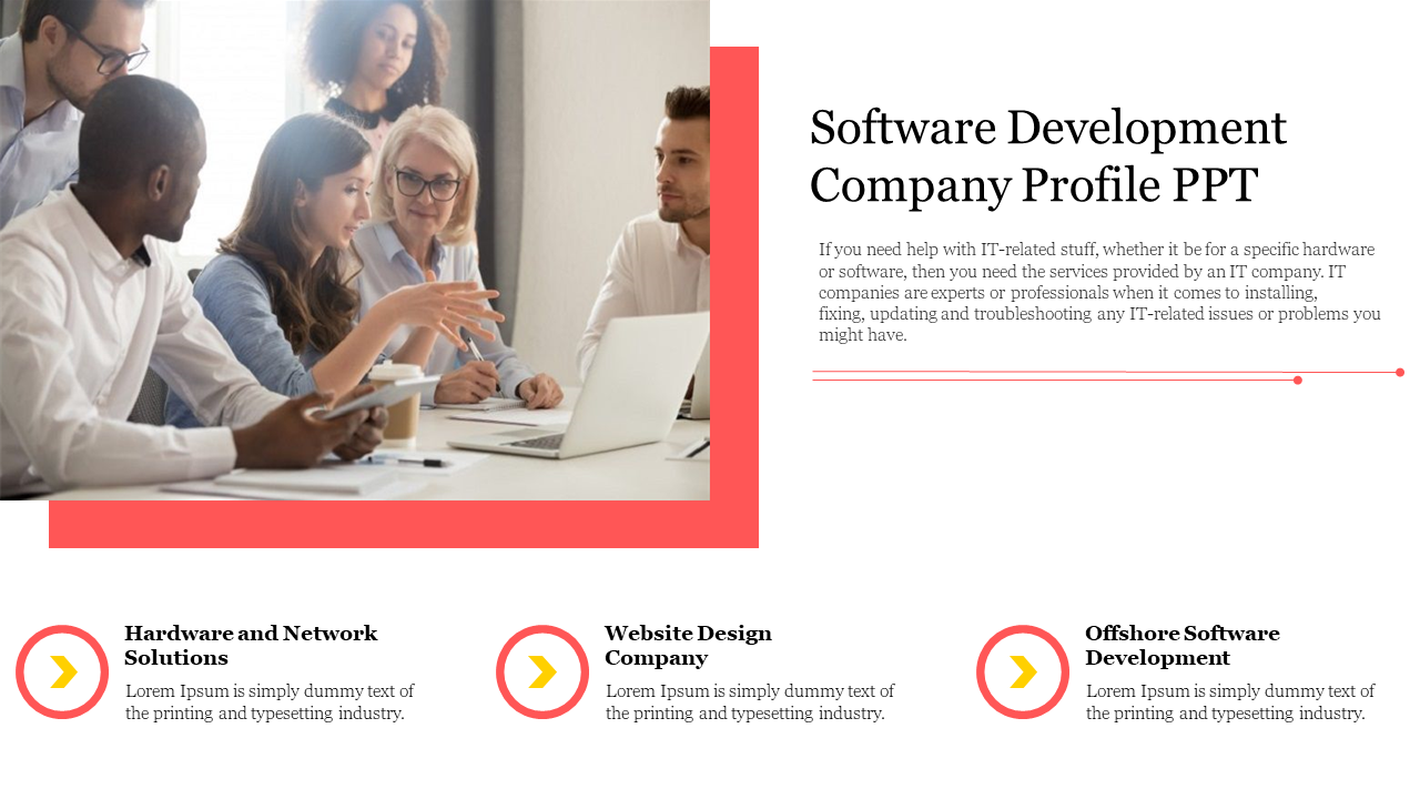 Best Software Development Company Profile PPT Slides